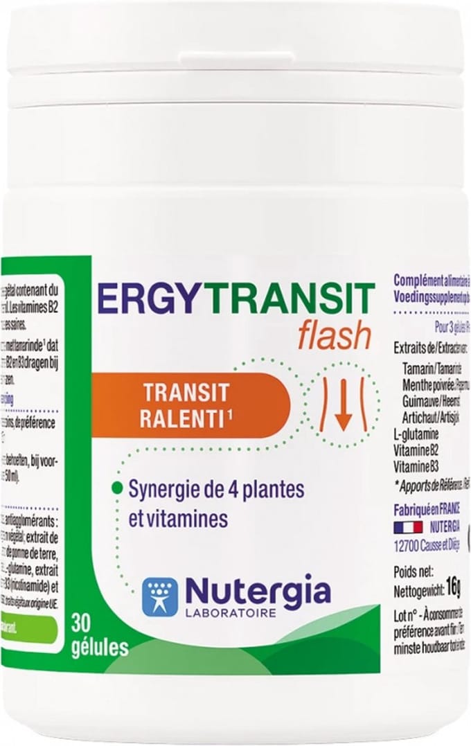 Nutergia Ergytransit Flash 30 Capsules