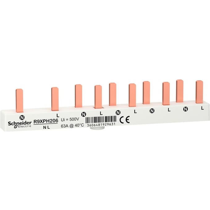 Schneider- Electric Schneider Electric kamrail 2P ALS + 4 instal.aut. 1P+N (4 Stuks)