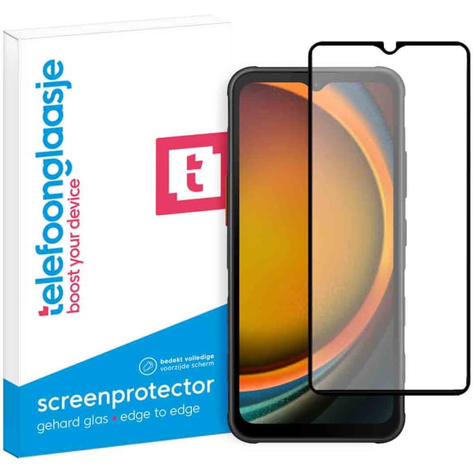 Samsung Galaxy Xcover7 screenprotector gehard glas Edge to Edge