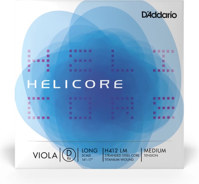 D'Addario H412 LM Helicore viool losse D snaar Medium