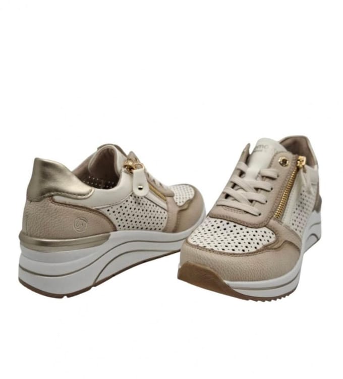Remonte D0T14-81 Weiss Kombi | Extra Wijde Sneaker