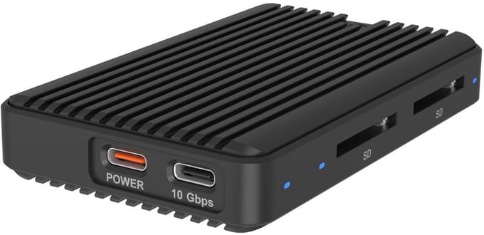 ICY BOX IB-CR602M-C31 M.2 SSD-behuizing USB-C 3.2 Gen 2 10 GBit/s M.2 PCIe NVMe, M.2 SATA 2280 61154