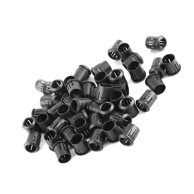 10mm LED 50 stuks Lampvoet Diodehouder Nylon Zwart Clip Bezel Montage Nuttig