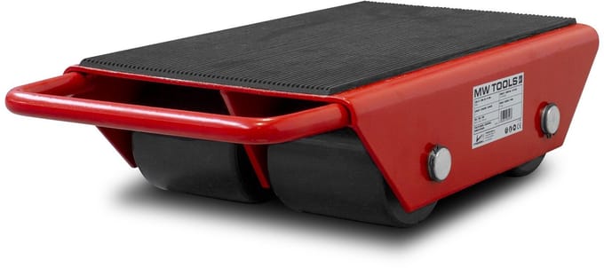 Transportrollen 3 t 4 nylon rollen met vast plateau MW Tools TRR3