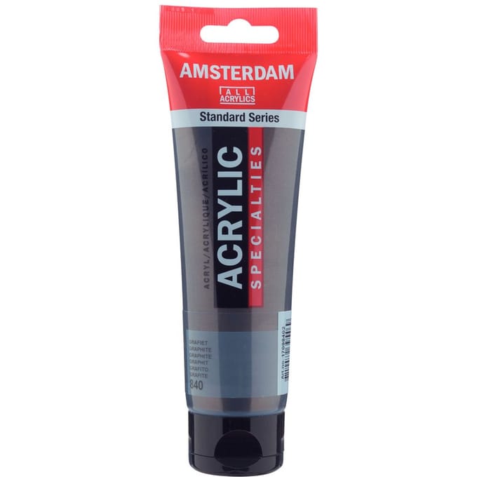 Amsterdam Acrylverf - 120 ml - Grafiet 840   8712079395469   Verf