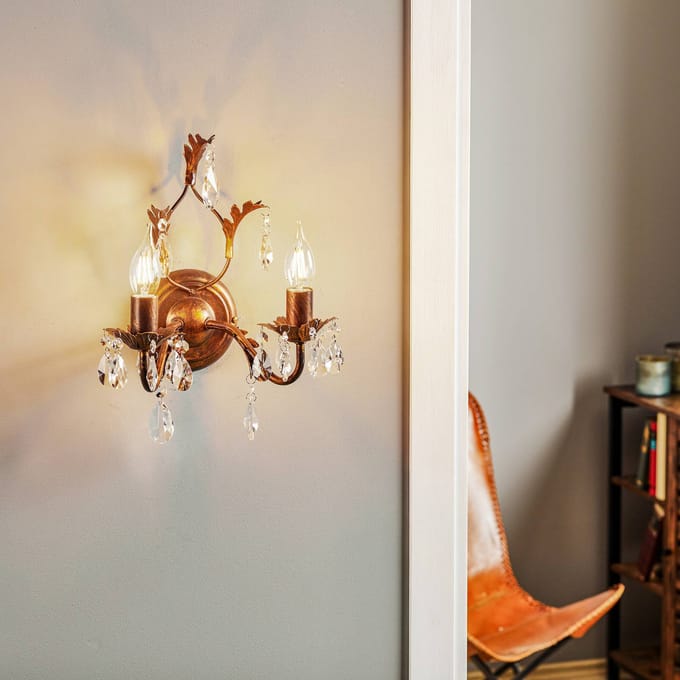 ONLI Wandlamp Teresa als luster, 2-lamps