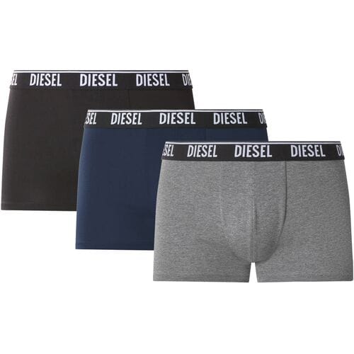 DIESEL Set van 3 heren boxers (Zwart/navy/grijs, M)