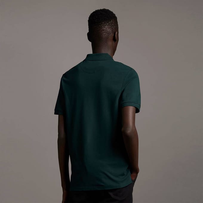 Lyle and Scott Polo Donkergroen - Maat S - Heren