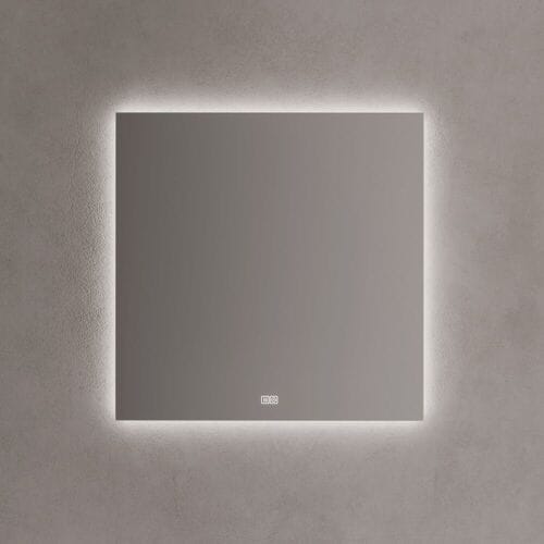 Kronenbach Night LED bathroom mirror 80x80 cm with dimmer function