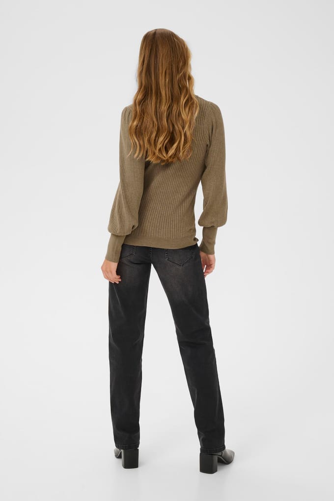 Pullover KAdora Slim fit beige