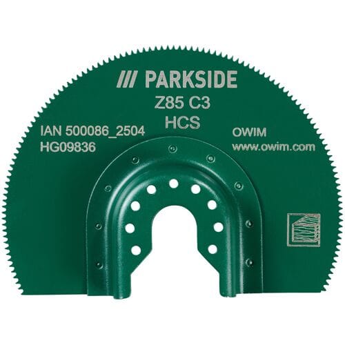 PARKSIDE Multitool accessoires (HCS segmentzaagblad Z85)