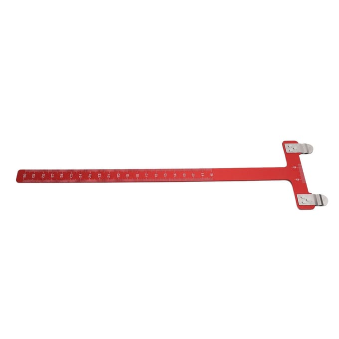 T-vormige Boog Vierkant Compound Recurve Boogschieten Boog Afstelliniaal Roestvrij Staal Boogpees
