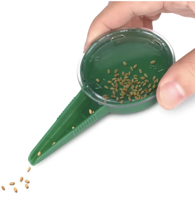 Plantenzaadzaaier - Zaadverspreider Met Wijzerplaat - Zaaier - Groen