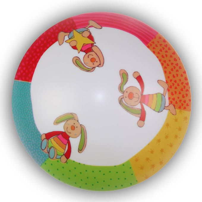 Niermann Standby Rainbow Rabbit - ronde kinderkamer plafondlamp