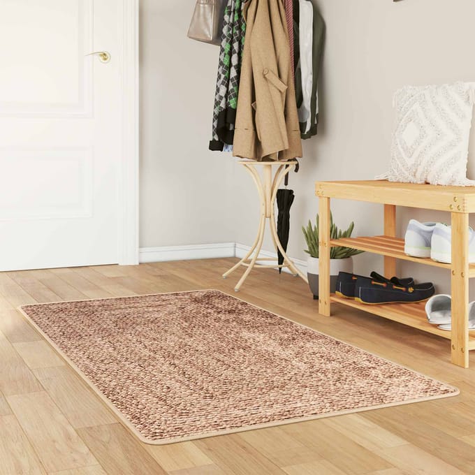 vidaXL - Tapijt - Runner - MARSA - Geel - 80 - x - 150 - cm - Polyester - en - PVC