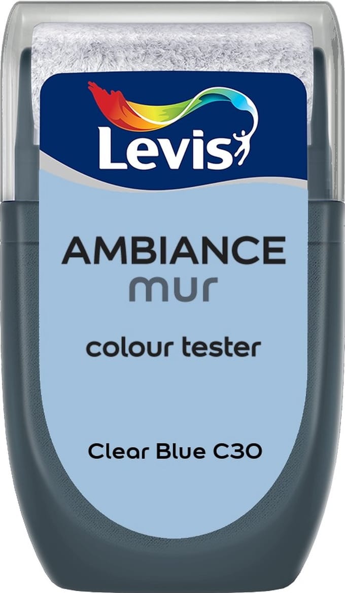 Levis - Muurverf Kleurtester Mat Mix - Clear Blue C30 - Mengverf - 30 Ml