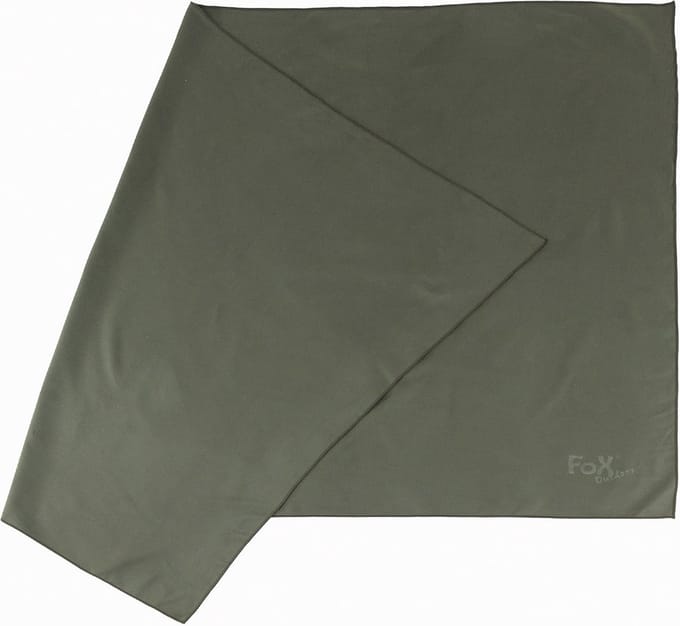 Fox outdoor Microvezel Handdoek "Quick Dry" groen, 130 x 80 cm