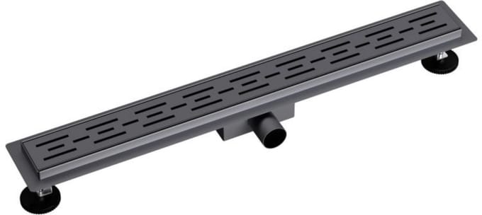 ALONI Gunmetal Douchegoot Compleet – 100 cm – RVS