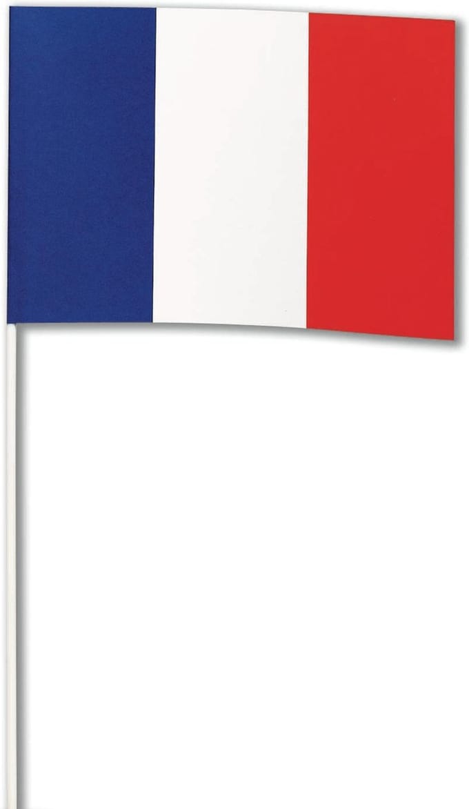 CHRISTIANFABRICATIONS - Papieren Frankrijk vlag