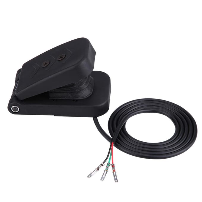 Pédale daccélérateur dATV en plastique noir, contrôle de vitesse, pédale de frein black