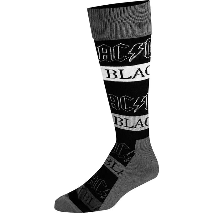 AC/DC - Back In Black Sokken - EU 40-45 - Zwart/Grijs