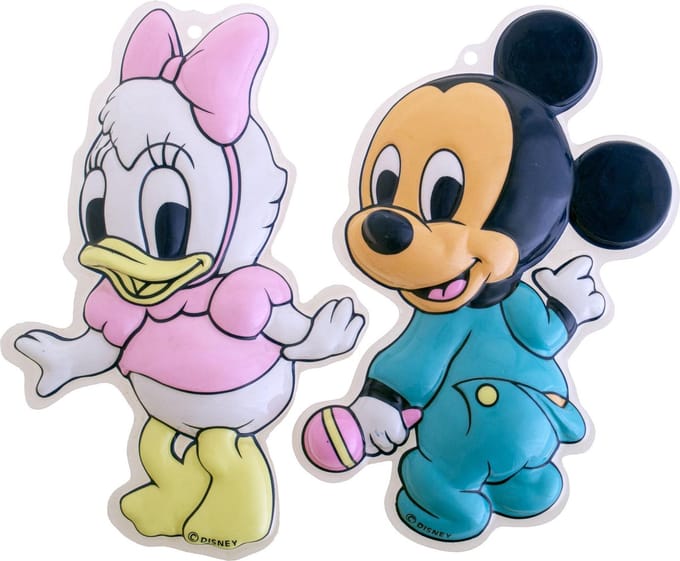 Disney deco platen - It's a girl 2 stuks