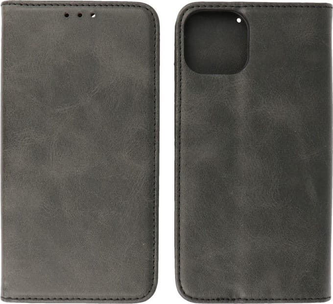 Hoesje Geschikt voor iPhone 13 Magnetisch Folio Book Case Hoesje Zwart