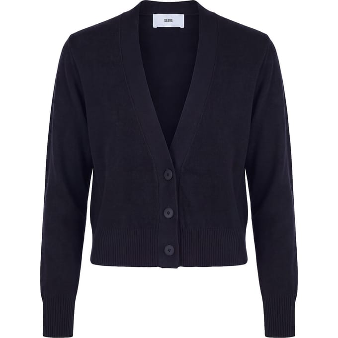 Solotre - Cardigan - 480500 - zwart