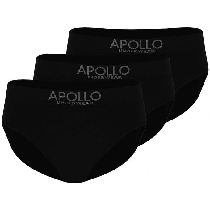 Heren slip zwart 3-pak - XL
