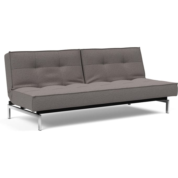Innovation Living - Splitback slaapbank - grijs - Mixed Dance - chroom - 4 - 6 Wochen