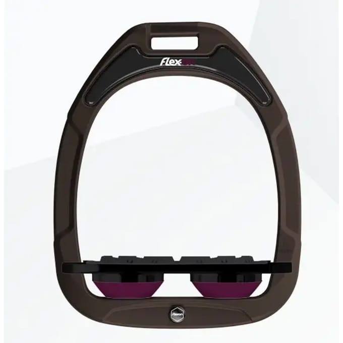 Plat Grip Bruin/Zwart/Paars Flex-On Green Composite