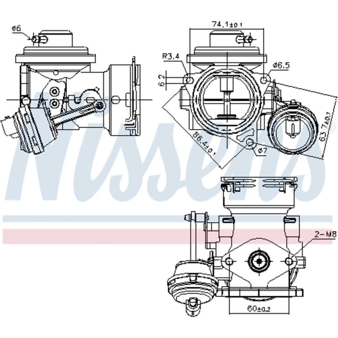 EGR-klep NISSENS 98300