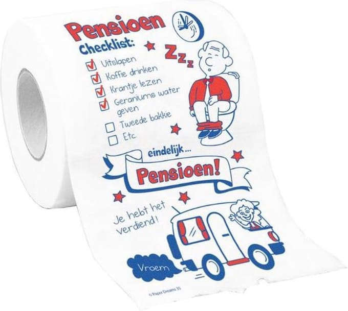 Toiletpapier - Pensioen