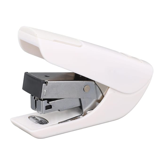 Moeiteloze Desktop Nietmachine Maximale Capaciteit 40 Vel Enkelhandig Arbeidsbesparend Heavy Duty met white