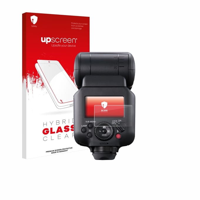 upscreen - Screenprotector voor Canon Speedlite EL-5 - Folie Beschermfolie Beschermglas transparant