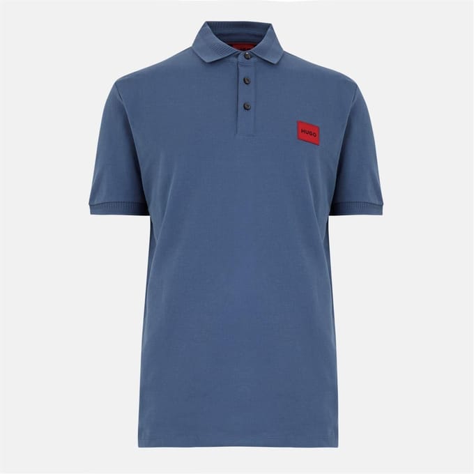 Hugo Heren Deruso Poloshirt (Medium Blauw)
