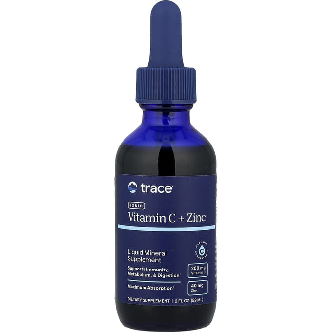 Trace, vitamine C + zinc ionique, 2 fl oz (59 ml)