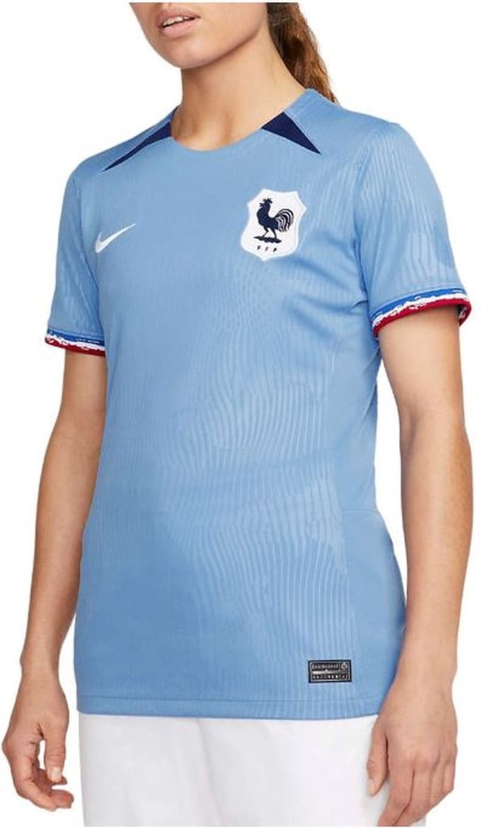 Nike Frankrijk Thuisshirt 2023/2024 - Blauw - Maat M - Dames