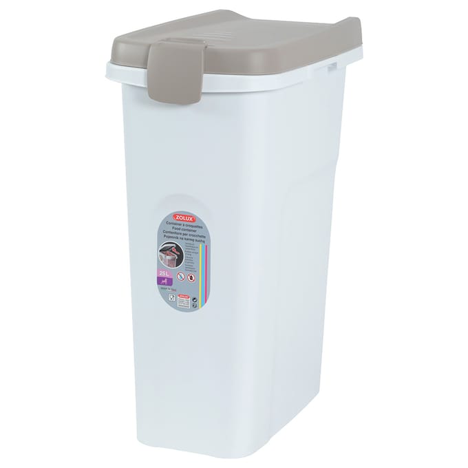 Stefanplast Voerton 25 - L - 39x24x51 - cm - wit - en - bruin