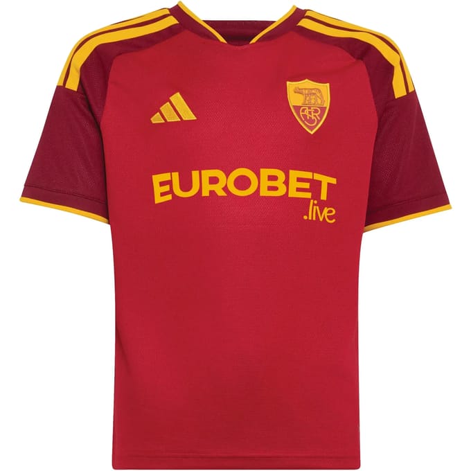 adidas AS Roma 2026/27 Home Shirt Junior - Roze - Kind, Roze 9-10Y