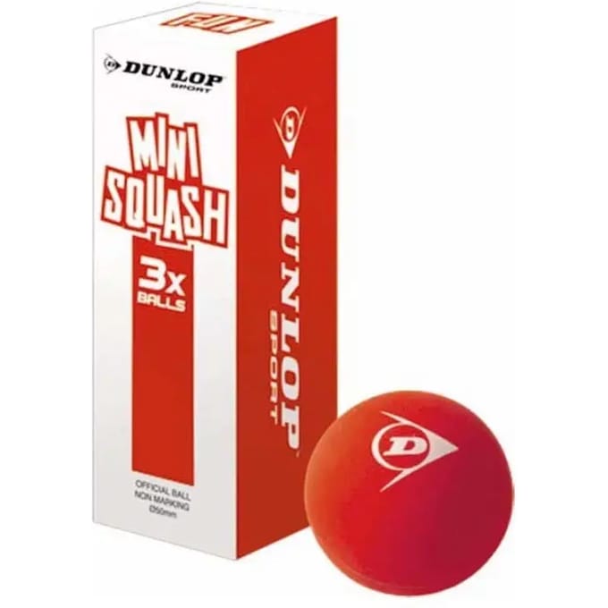 Set van 3 squashballen Dunlop fun