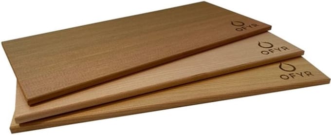 OFYR - Cederhouten plankjes set - Set van 3