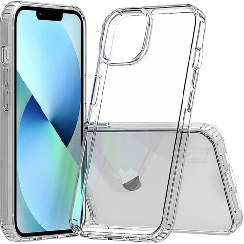 JT Berlin Pankow Clear Backcover Apple iPhone 14 Transparant Inductieve lading