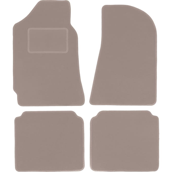 Beige veloursmatten voor: FSO Polonez liftback (1971-2002)