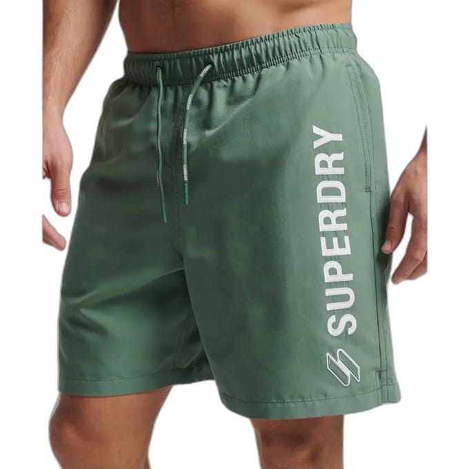 Zwemshorts met toegepaste patrooncode Superdry