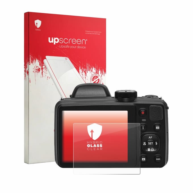 upscreen - Screenprotector voor Kodak Pixpro AZ425 - Folie Beschermfolie Beschermglas transparant