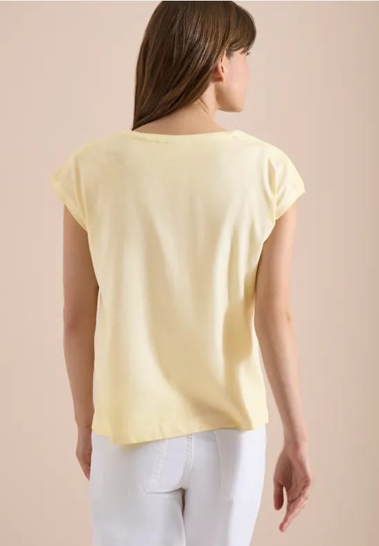 Shirt van geverfde jersey