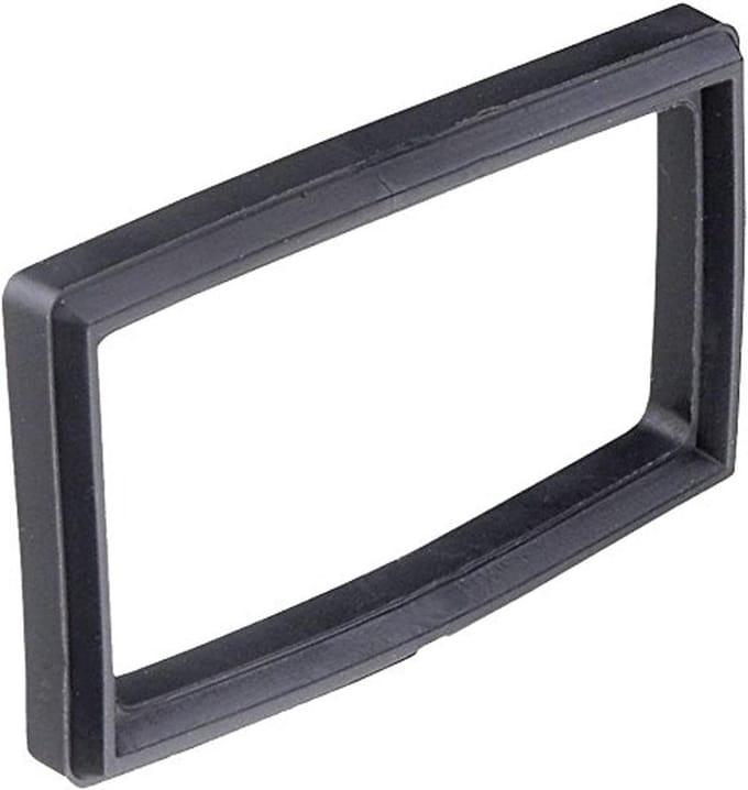 Platte dichte SP-overloop voor sanitair - 67 x 37 x 6 mm
