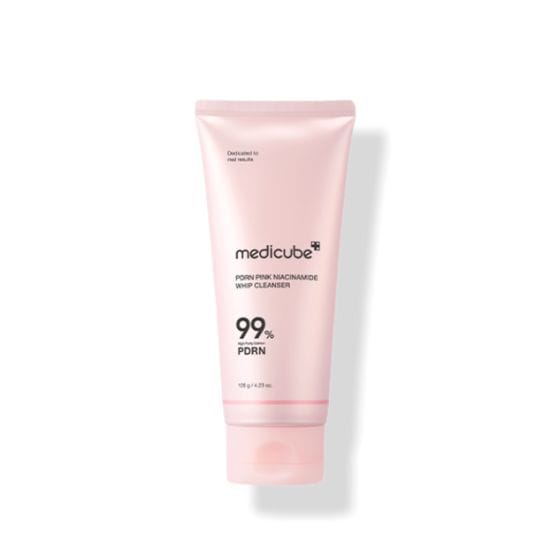 Nettoyant Mousse PDRN Rose Niacinamide Medicube 120g Mousse Hydratante & Éclaircissante white
