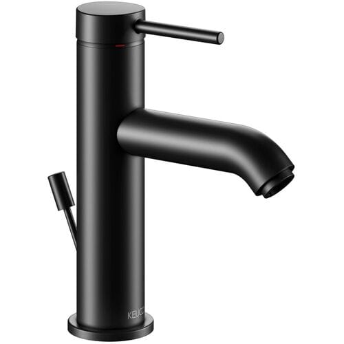 Keuco IXMO Soft Black Selection single lever basin mixer 100, with pop-up waste 59502372000